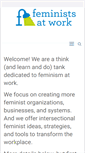 Mobile Screenshot of feministsatwork.com